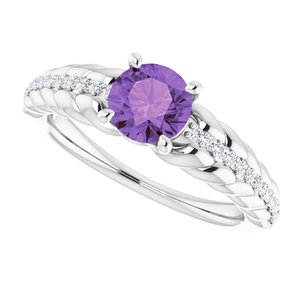 Accented Rope Ring