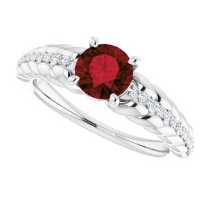 Accented Rope Ring