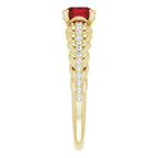 Accented Rope Ring