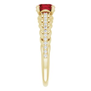 Accented Rope Ring