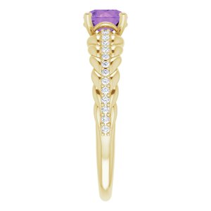 Accented Rope Ring