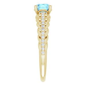 Accented Rope Ring