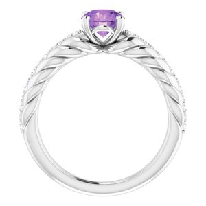 Accented Rope Ring