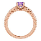 Accented Rope Ring