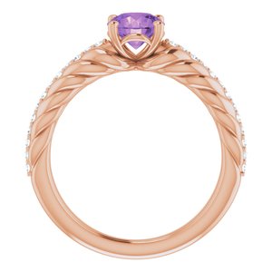 Accented Rope Ring