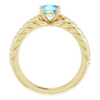 Accented Rope Ring
