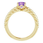 Accented Rope Ring