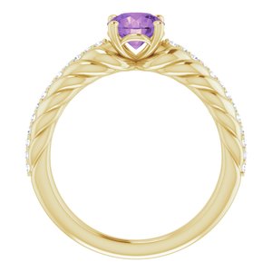 Accented Rope Ring