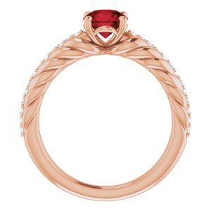Accented Rope Ring