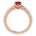 Accented Rope Ring
