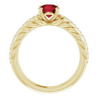 Accented Rope Ring