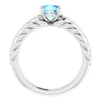Accented Rope Ring