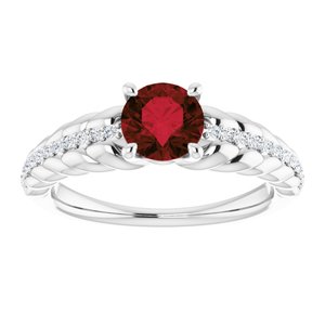 Accented Rope Ring