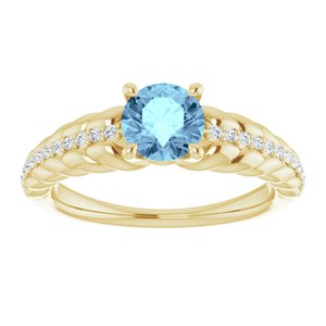 Accented Rope Ring