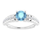 Accented Rope Ring