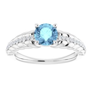 Accented Rope Ring