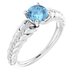 Accented Rope Ring