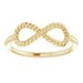 Infinity-Inspired Rope Ring