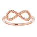 Infinity-Inspired Rope Ring