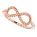 Infinity-Inspired Rope Ring