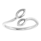 Marquise Bypass Ring