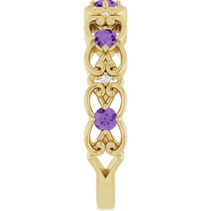 Vintage-Inspired Scroll Ring