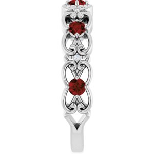 Vintage-Inspired Scroll Ring