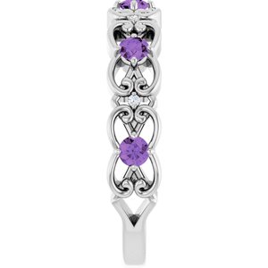 Vintage-Inspired Scroll Ring