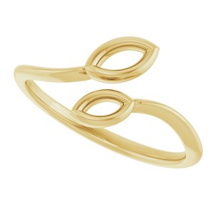 Marquise Bypass Ring