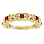 Vintage-Inspired Scroll Ring