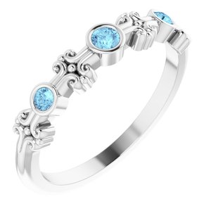 Bezel-Set Ring