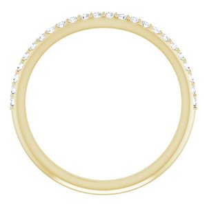Accented Infinity-Inspired Engagement Ring or Band