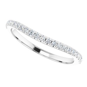 Accented Infinity-Inspired Engagement Ring or Band