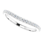Accented Infinity-Inspired Engagement Ring or Band