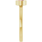 Bezel-Set Solitaire Ring