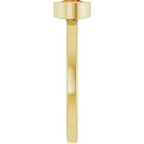 Bezel-Set Solitaire Ring