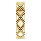 X-Patterned Quilted Band