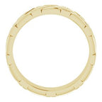X-Patterned Quilted Band