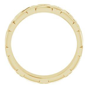 X-Patterned Quilted Band