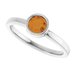 Bezel-Set Solitaire Ring