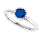 Bezel-Set Solitaire Ring
