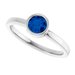 Bezel-Set Solitaire Ring