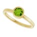 Bezel-Set Solitaire Ring