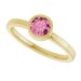 Bezel-Set Solitaire Ring