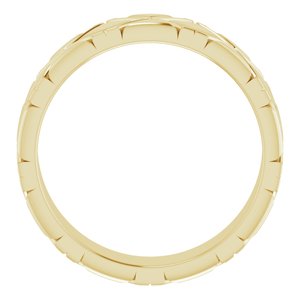 X-Patterned Quilted Band