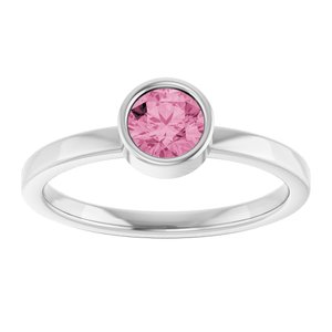 Bezel-Set Solitaire Ring