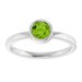 Bezel-Set Solitaire Ring