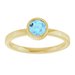 Bezel-Set Solitaire Ring