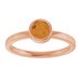Bezel-Set Solitaire Ring