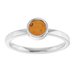 Bezel-Set Solitaire Ring